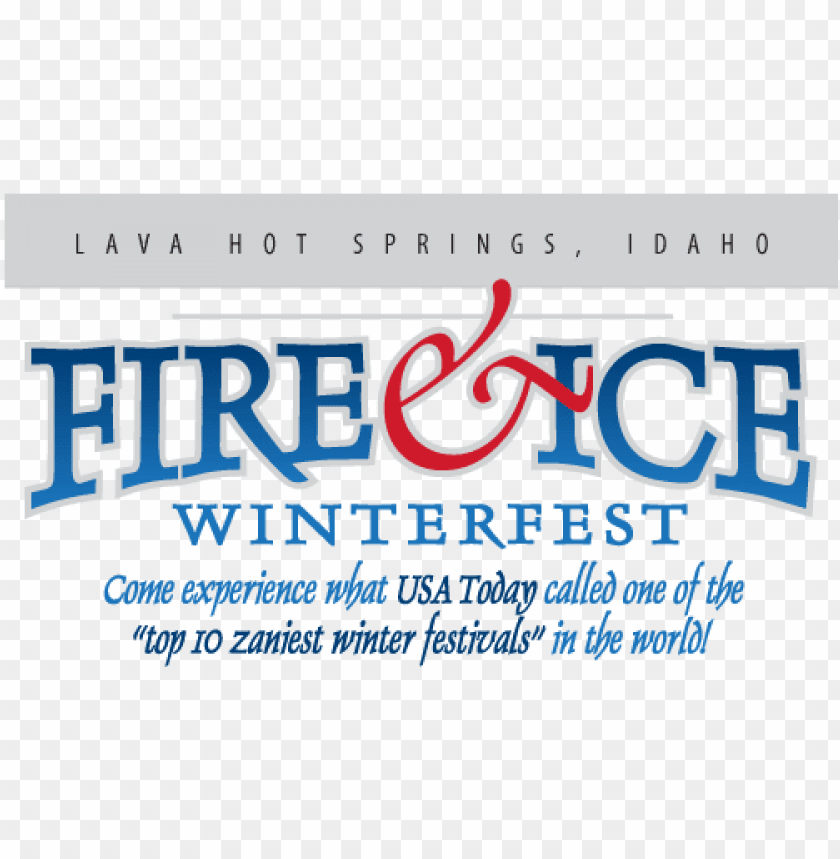 Fire And Ice Winterfest Logo - Fire And Ice Winter Festival Lava Hot Spri PNG Transparent With Clear Background ID 197432
