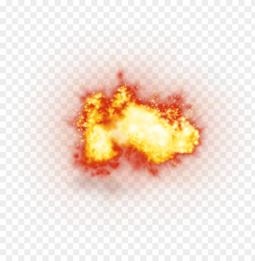 PNG image of fire explosion with a clear background - Image ID 52303