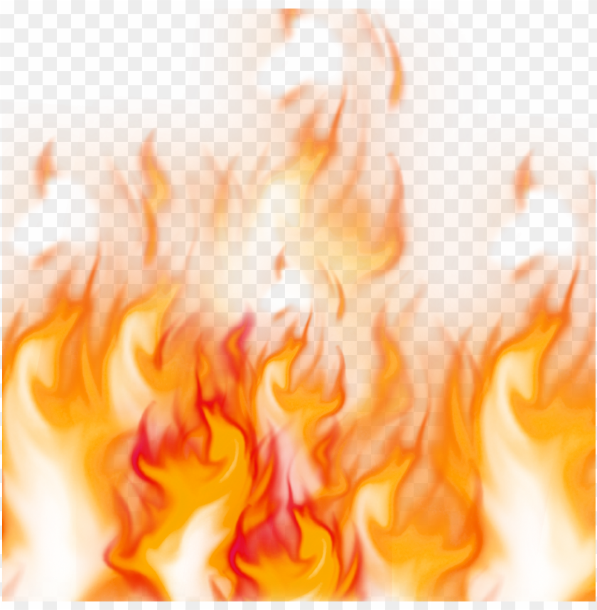 Fire Flame Without Smoke Illustration PNG Image With Transparent Background