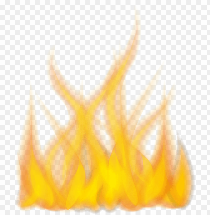 PNG image of fire flames with a clear background - Image ID 52291