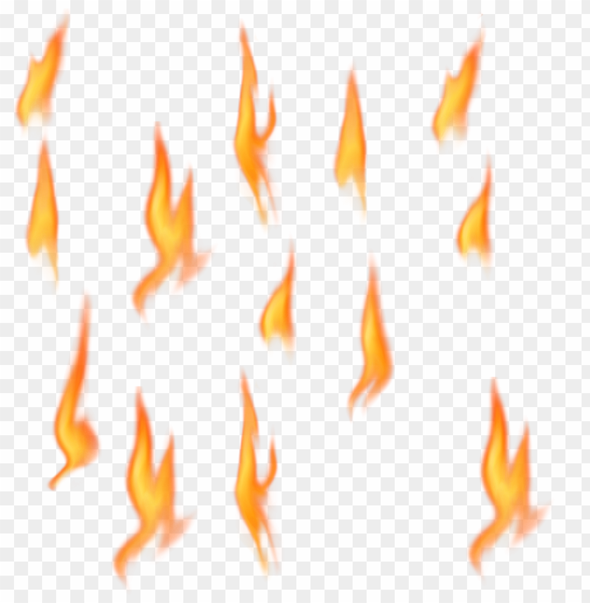 PNG image of fire flames transparent with a clear background - Image ID 9183