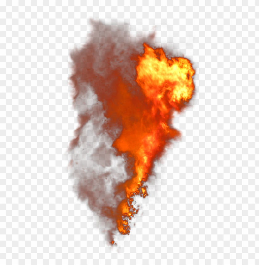 Fire Vertical Smoke PNG With Transparent Background ID 9266