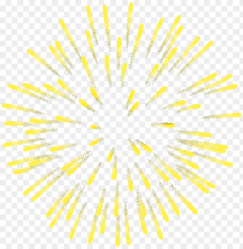 Firework Yellow Png - Free PNG Images