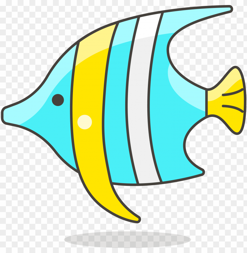 fish clip art simple lovely - dibujo peces tropicales animados PNG image  with transparent background | TOPpng