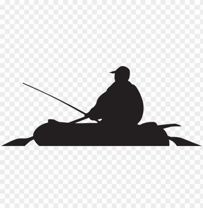 Free download, HD PNG Transparent fisherman and boat silhouette PNG Image  - ID 49126