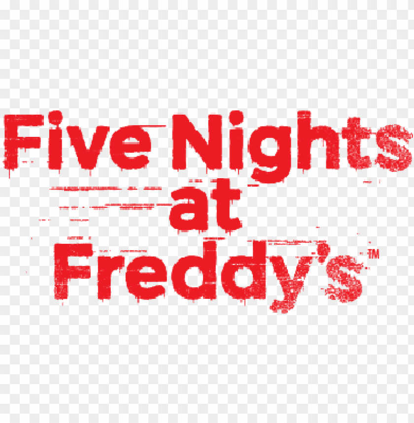 five nights at freddys five nights at freddy logo PNG transparent with Clear Background ID 199758