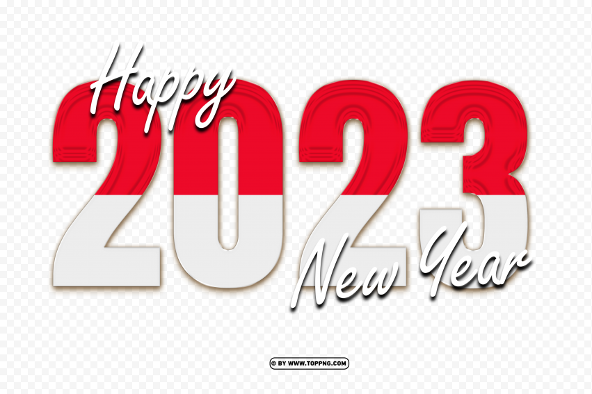 flag of monaco with 2023 happy new year png,New year 2023 png,Happy new year 2023 png free download,2023 png,Happy 2023,New Year 2023,2023 png image