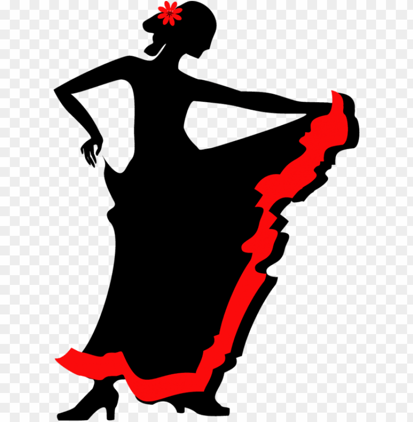 free PNG flamenco dance silhouette clip art - clip art flamenco dancer PNG image with transparent background PNG images transparent