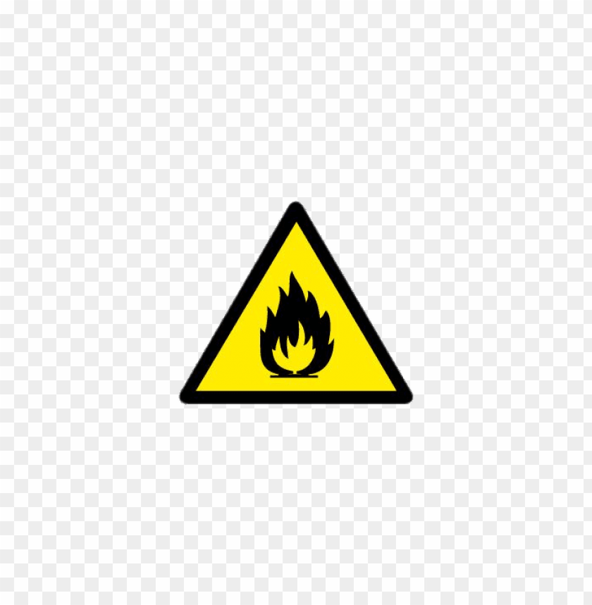 flammable material safety sign PNG transparent with Clear Background ID 118899