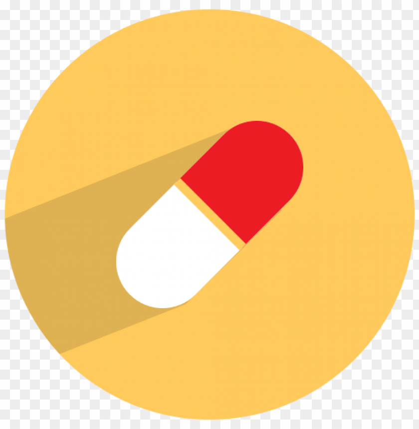 free PNG flat orange healthcare medicine pill icon PNG image with transparent background PNG images transparent