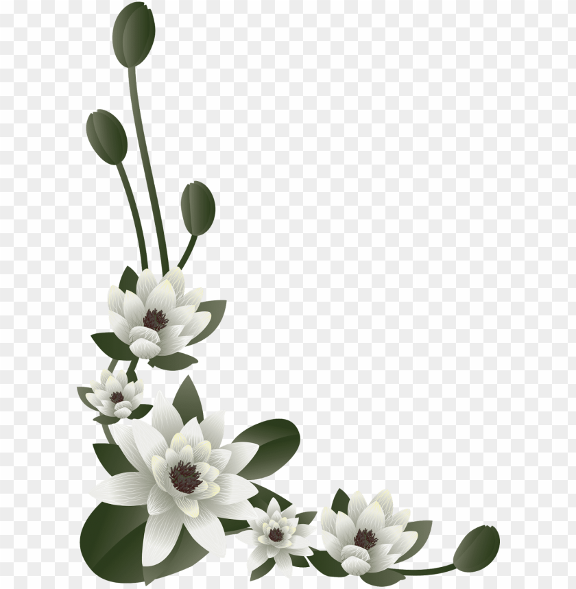 floral, cantos, clipart, png, desenho, transparente, - flores para boda PNG  image with transparent background | TOPpng