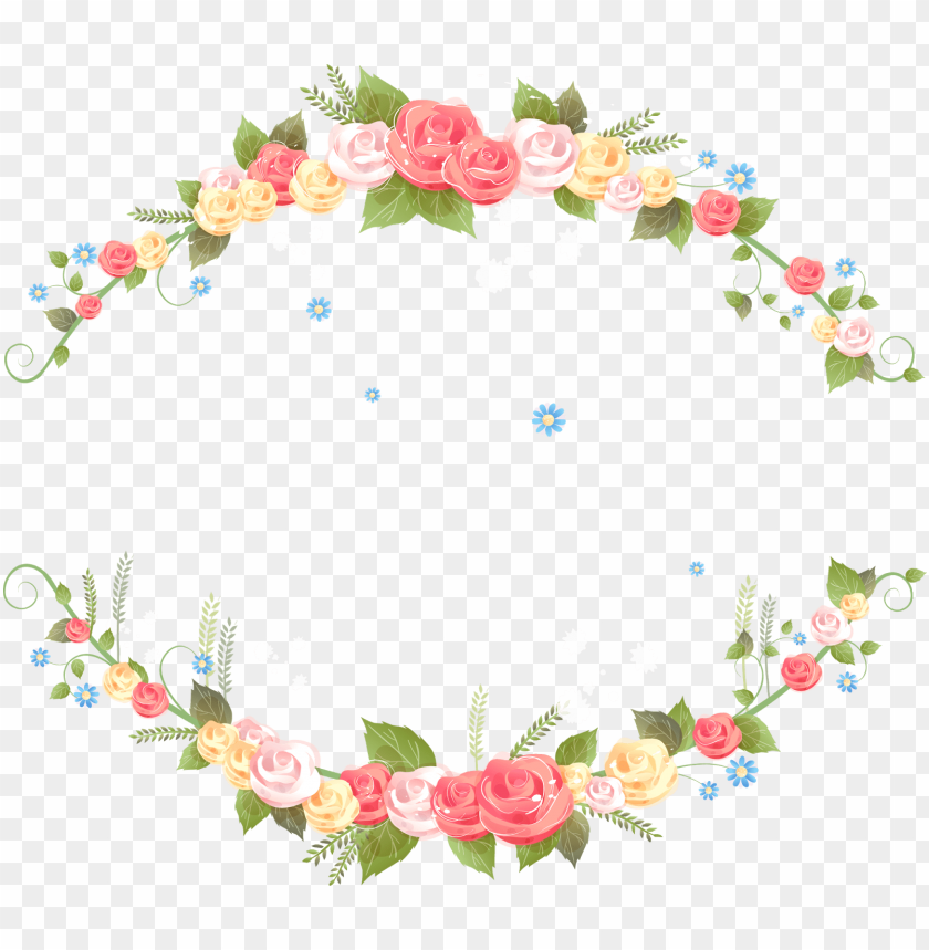 symbol, banner, flower, set, decoration, sign, floral