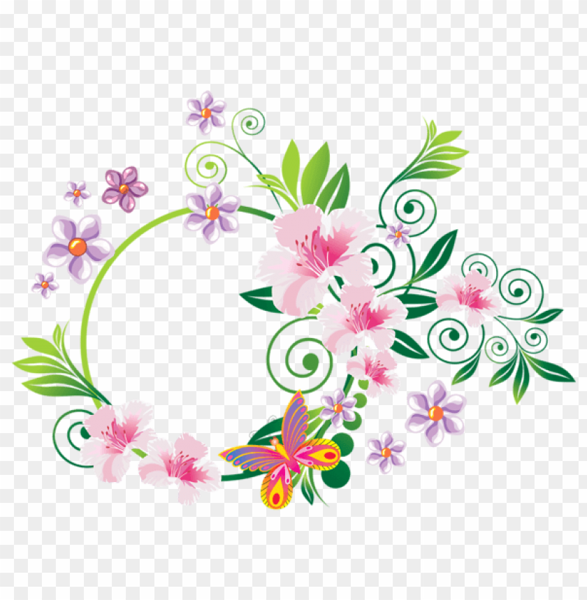 floral decoration png clip-art