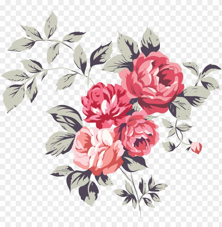 Flower Tattoo Traditional PNG  SVG Design For TShirts