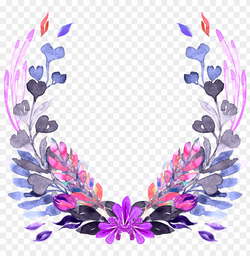 Free download | HD PNG floral wreath frame flowers floralwreath ...