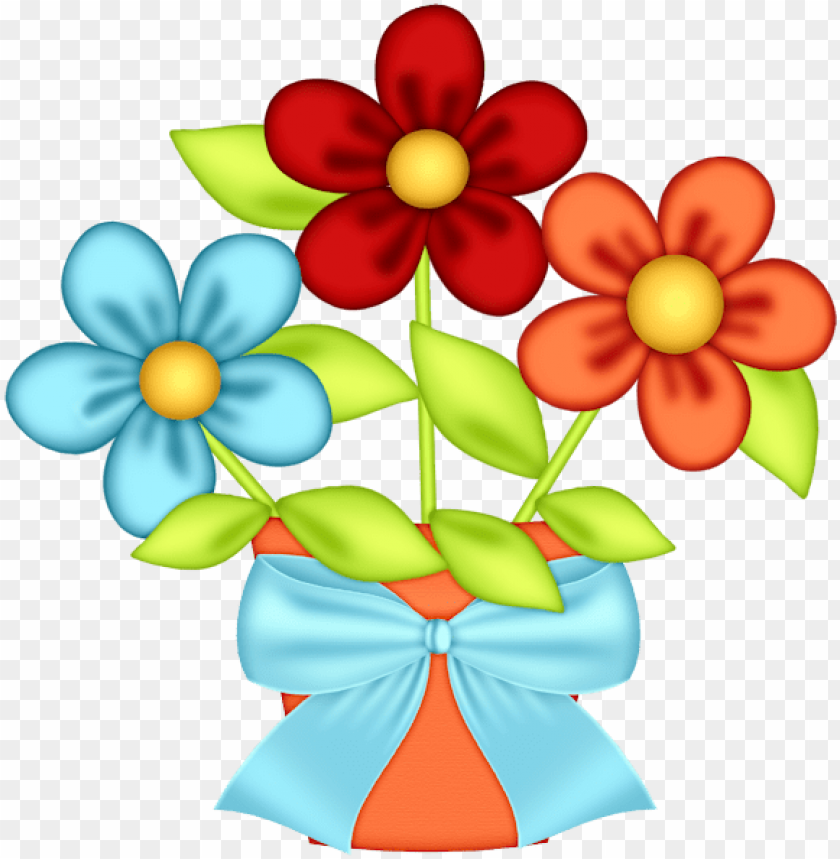 flores coloridas, flores pequeñas, flores animadas, - imagenes  animadas de unas flores en maceta PNG image with transparent background |  TOPpng