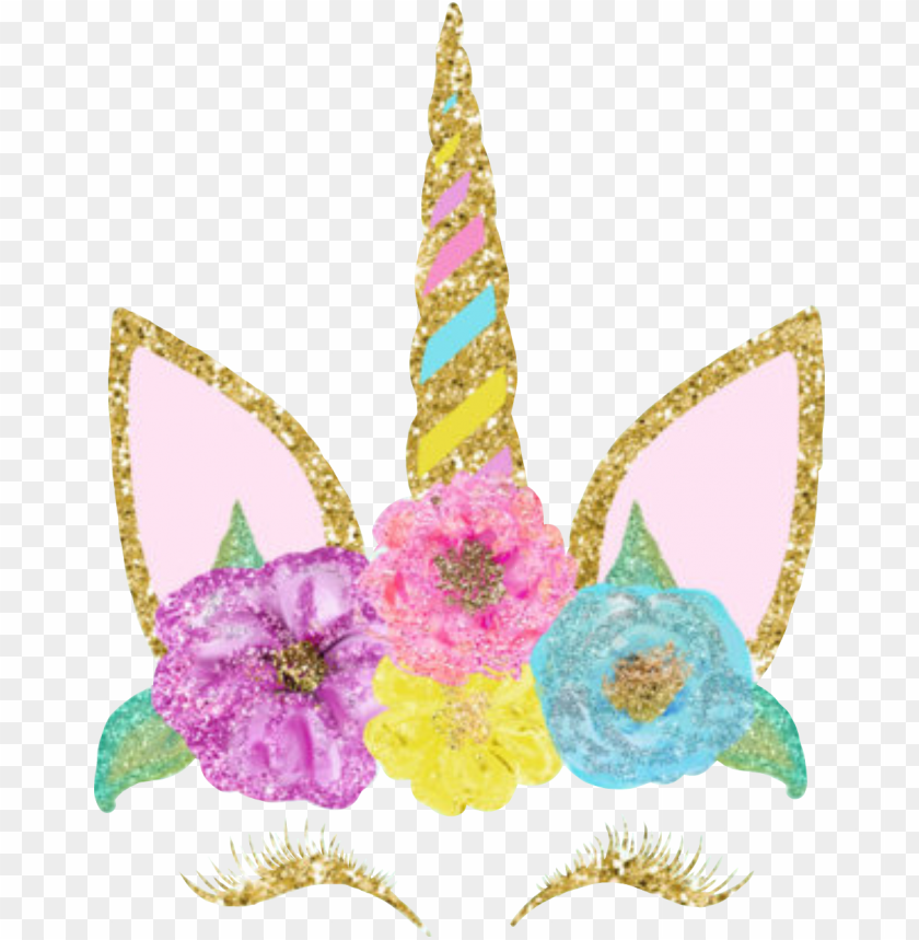 flower, unicorn, symbol, fantasy, floral, animal, fleur de lis