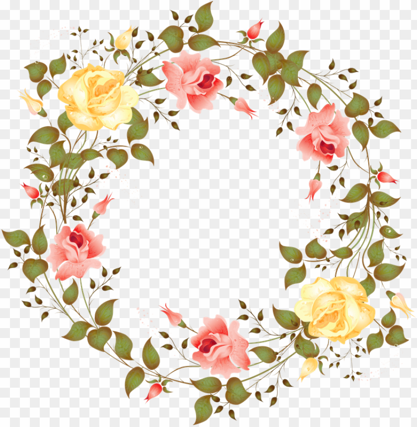 free PNG flores png home sweet heart plaque florespng - marco redondo de flores PNG image with transparent background PNG images transparent