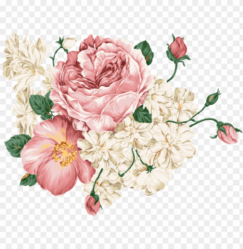 flores vintage PNG image with transparent background | TOPpng