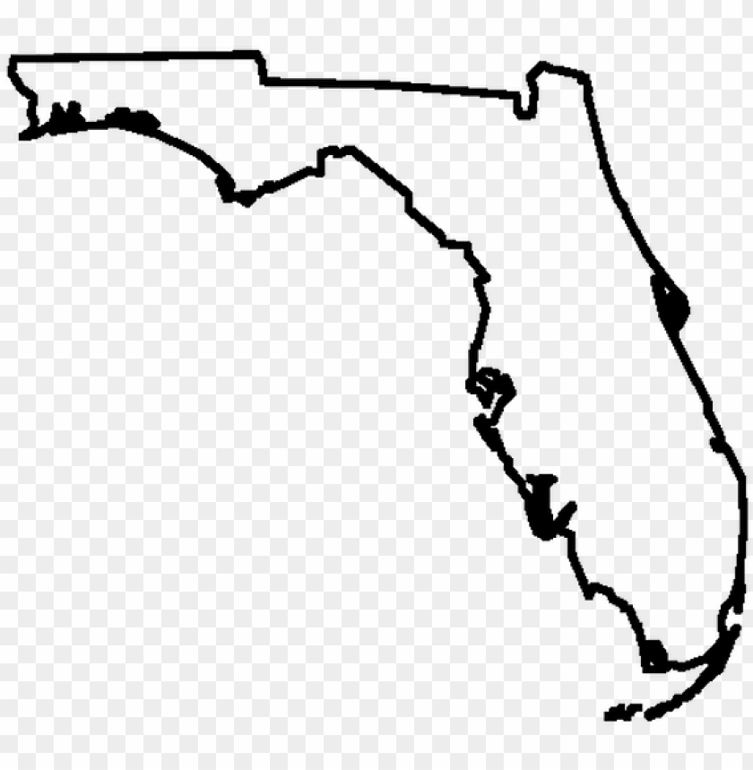 Florida Outline Png 6 Florida Outline PNG Image With Transparent Background