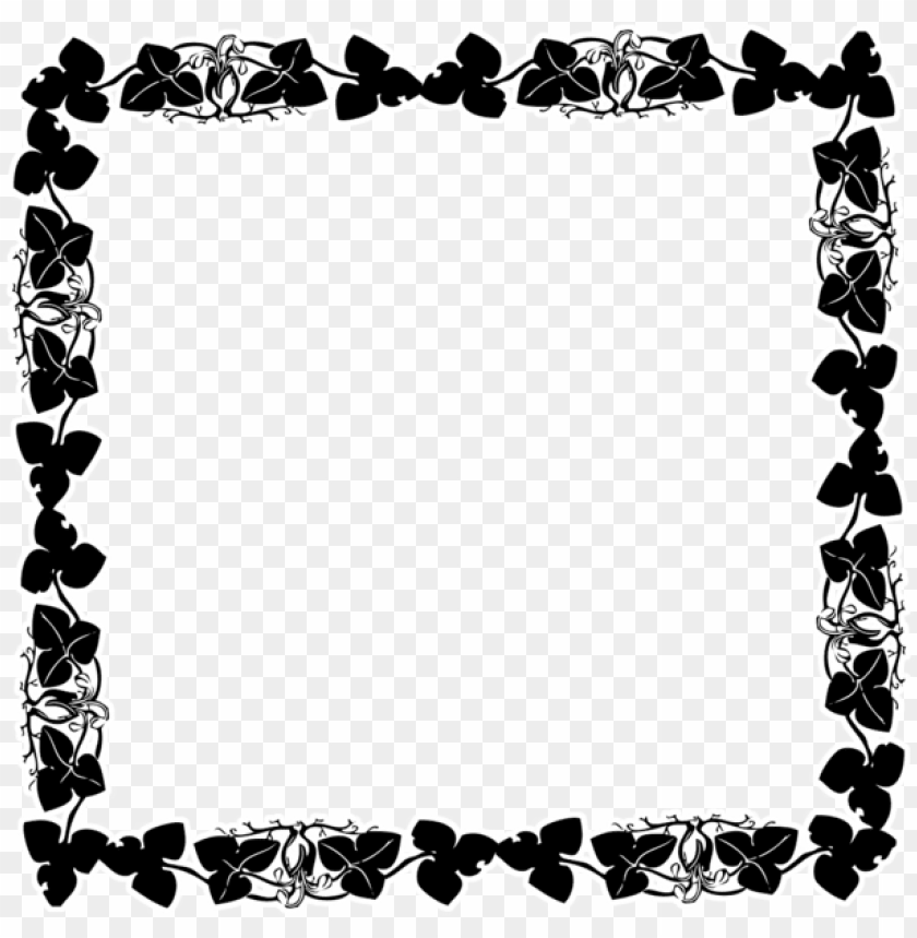 flower border 2 border clip art PNG transparent with Clear Background ID 304648