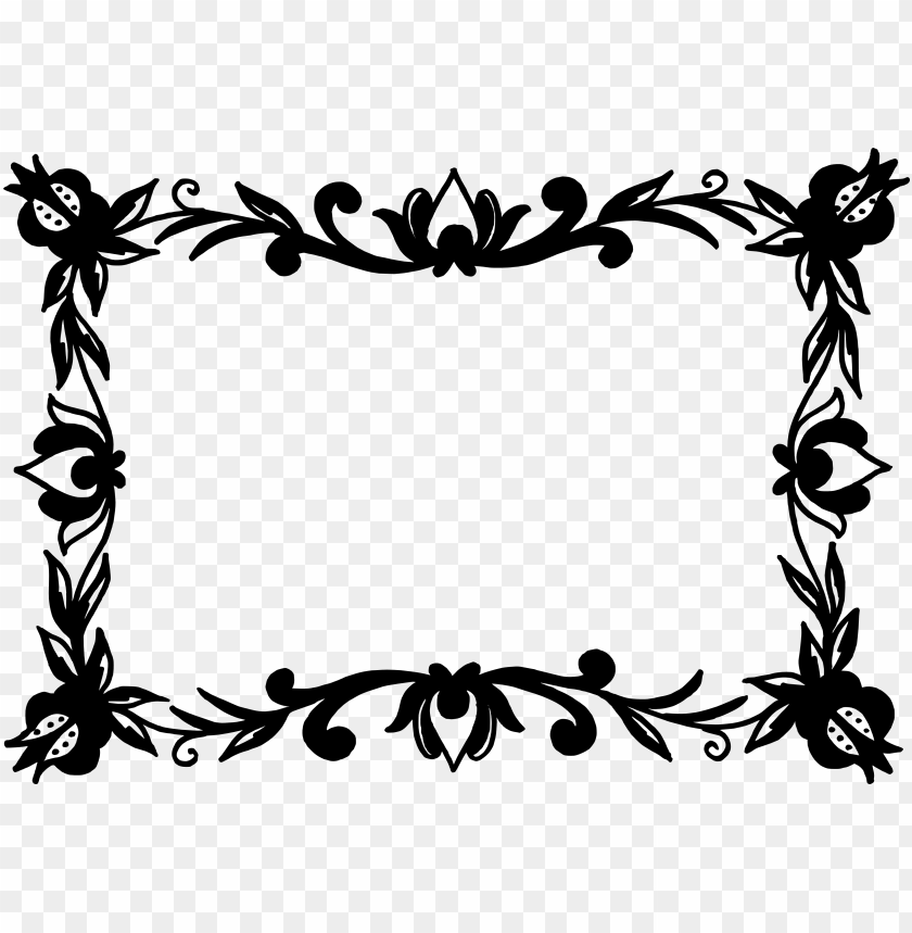 Flower Frame - Flower Frame Sv PNG Transparent Background