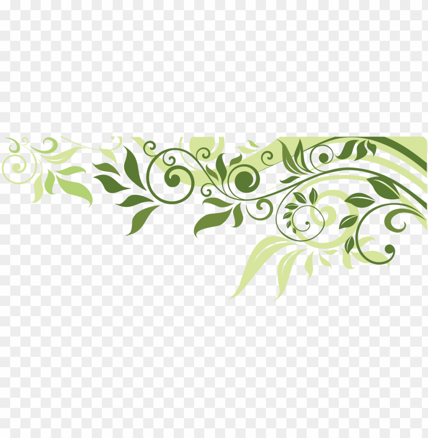 Flower Leaf Spring Illustration Banner Border Clipart - Leaf Design Border PNG Transparent With Clear Background ID 173433
