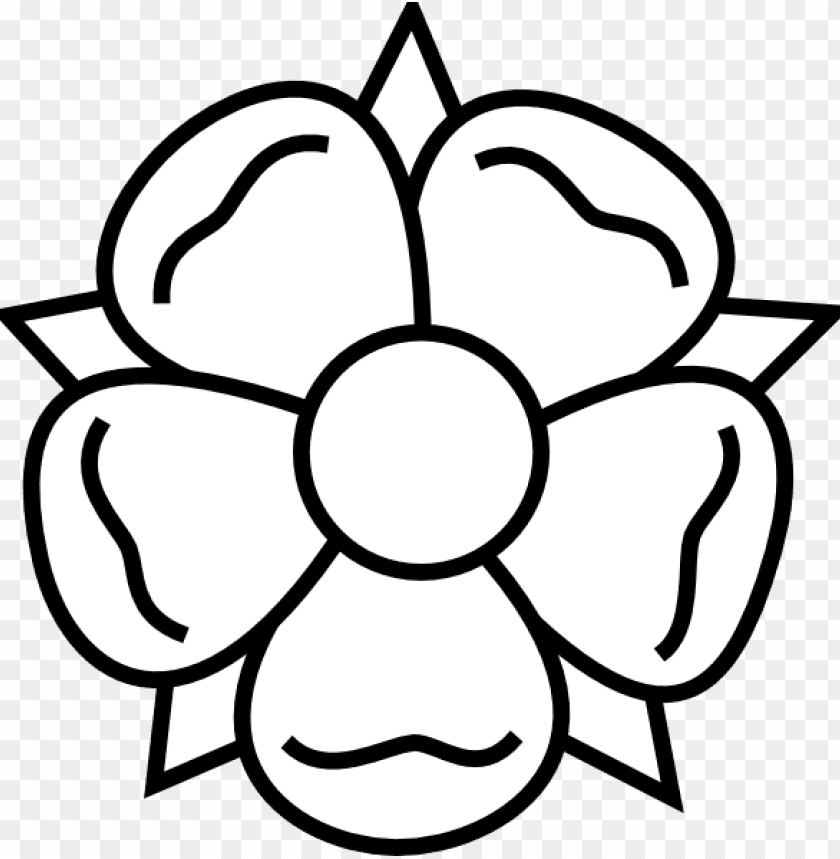 Flower Outline Clipart Easy To Draw Camellia Flower Png Image With Transparent Background Toppng