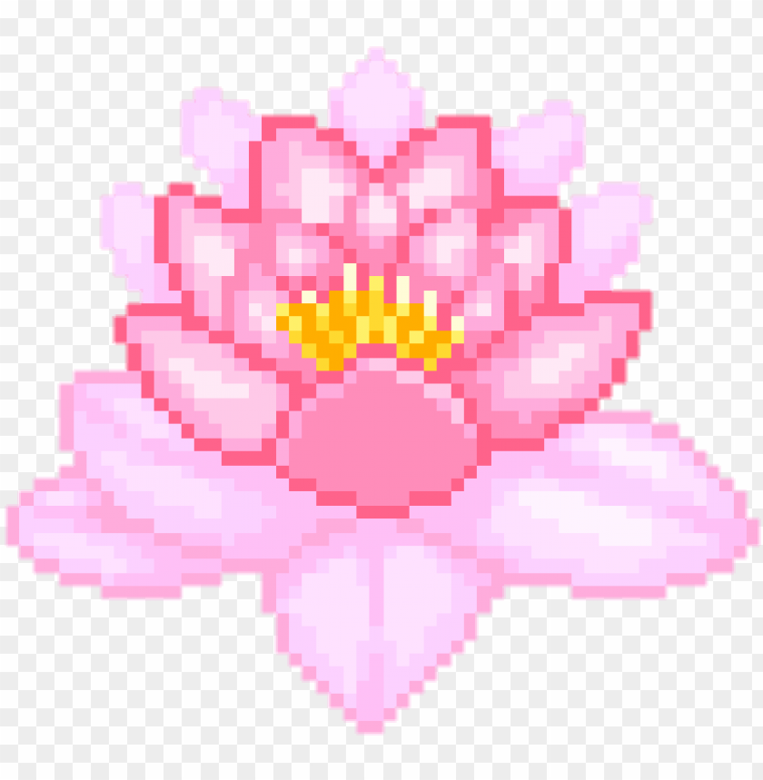 Flower Png And Lotus Image Flower Pixel Png Image With Transparent Background Toppng