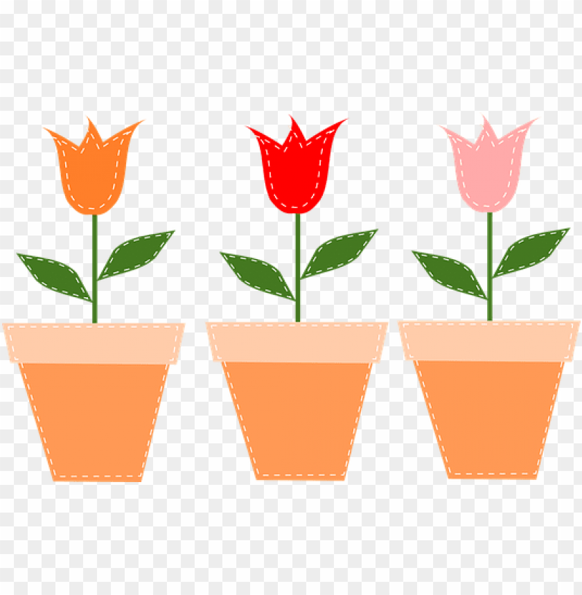 flower pots pots tulips flowers pot tulip - mothers day banner, mother day
