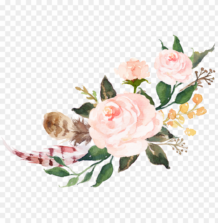 Flower Sticker Design Png Watercolor Flower Png Free Png Image With Transparent Background Toppng