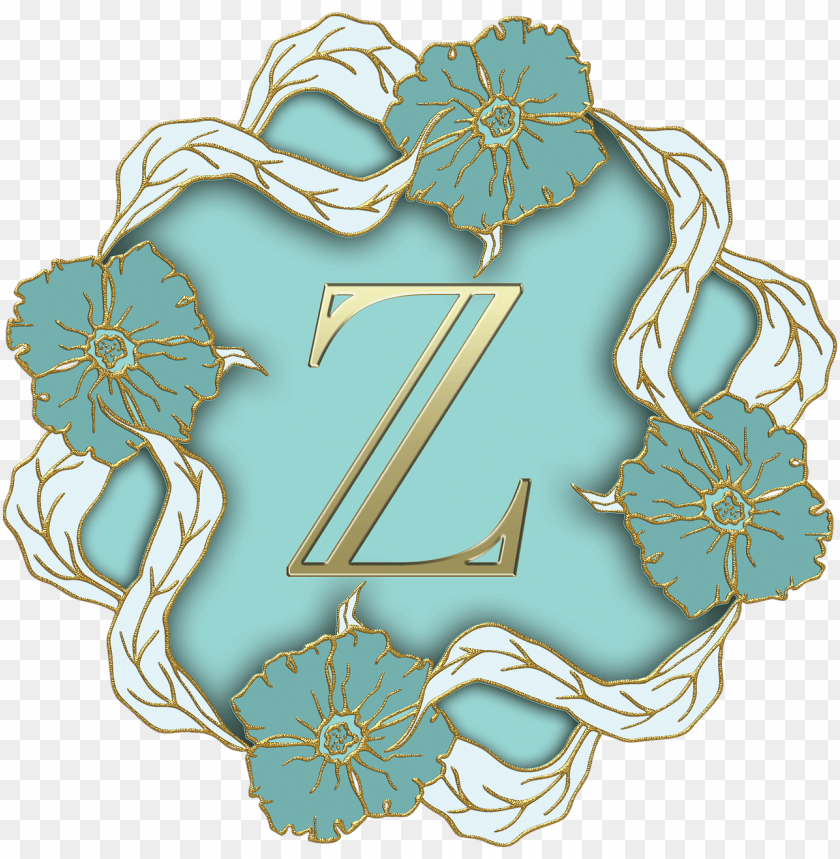miscellaneous, alphabet, flower theme capital letter z, 