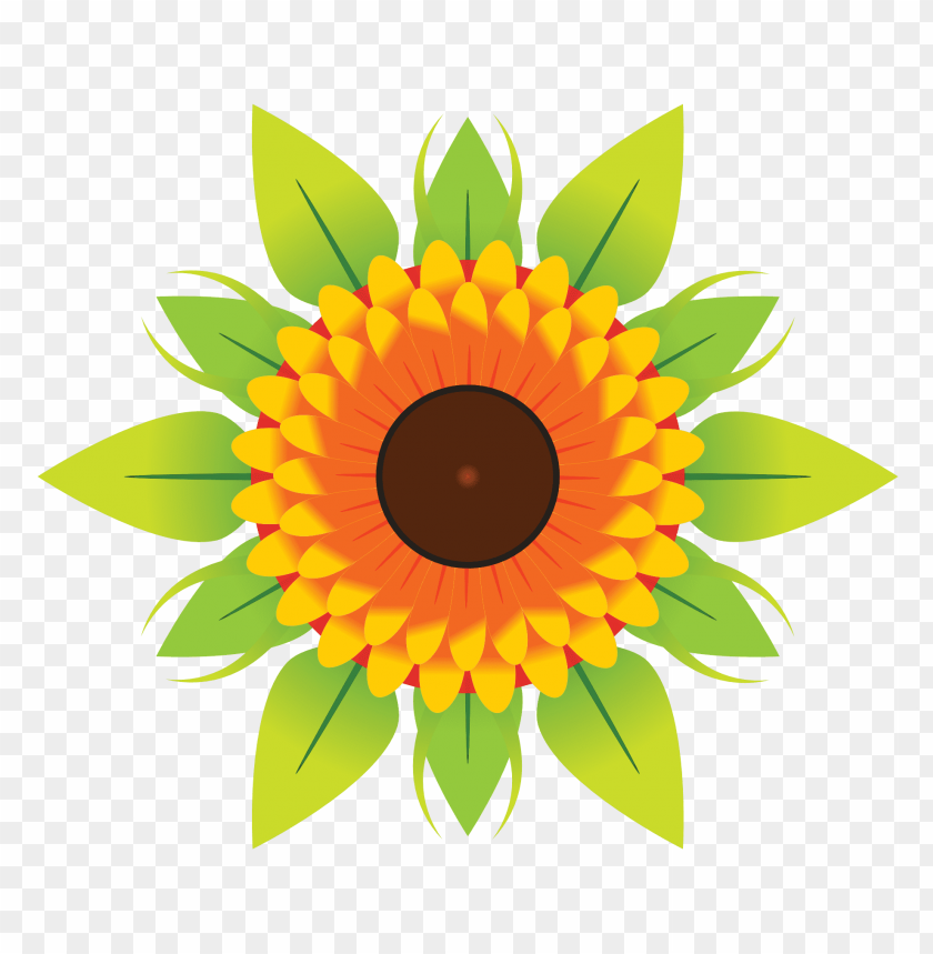 PNG image of flower vector with a clear background - Image ID 24736