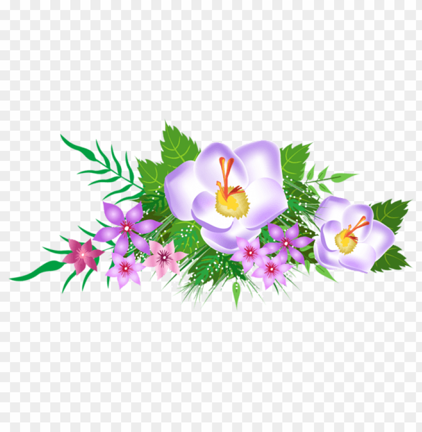 flowers decorative element