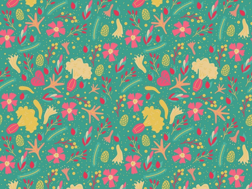 flowers, pattern, patterns, colorful