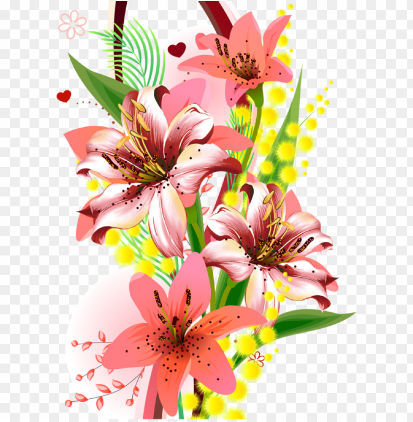 flower, flowers, illustration, tree, paint, flower frame, design