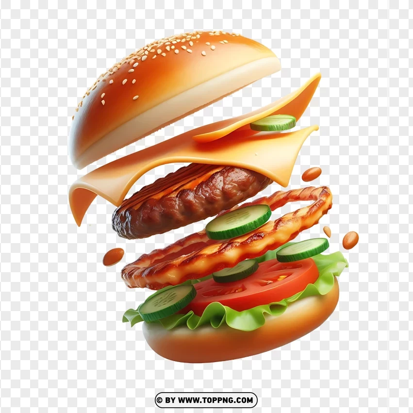 hamburger,cheeseburger,fast food