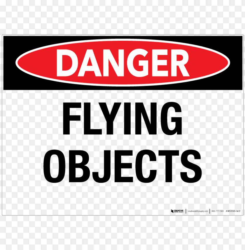 flying objects wall sign - danger flying objects si PNG image with  transparent background | TOPpng
