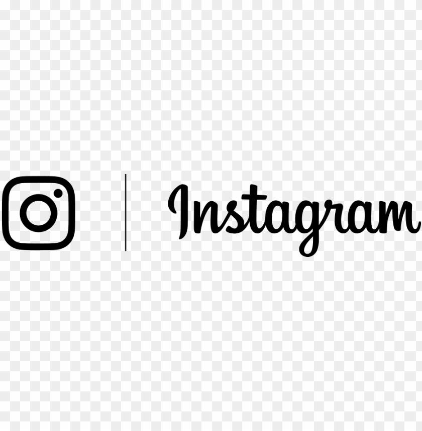 Follow Us Logo - Follow Us On Instagram Black And White PNG Transparent Background