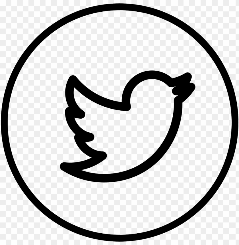 Twitter Logo Black Circle