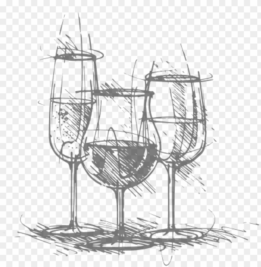 free PNG fontanafredda produces 8,500,000 bottles of wine each - wine glass sketch PNG image with transparent background PNG images transparent
