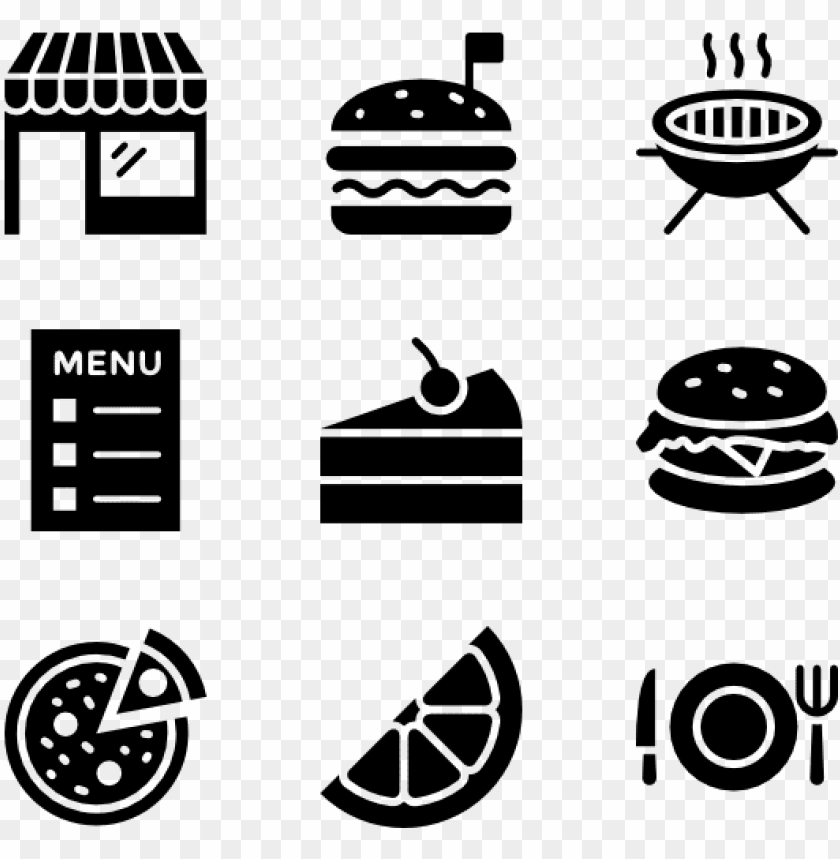 food icons - transparent background food icons png - Free PNG Images |  TOPpng