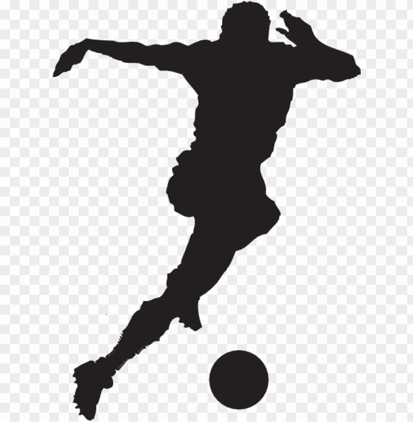free PNG football player clip art free vector for free download - soccer clipart black and white PNG image with transparent background PNG images transparent