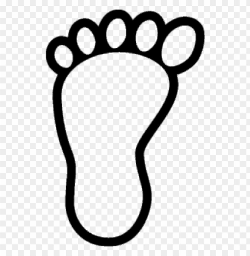 footprint bare foot PNG transparent with Clear Background ID 118188