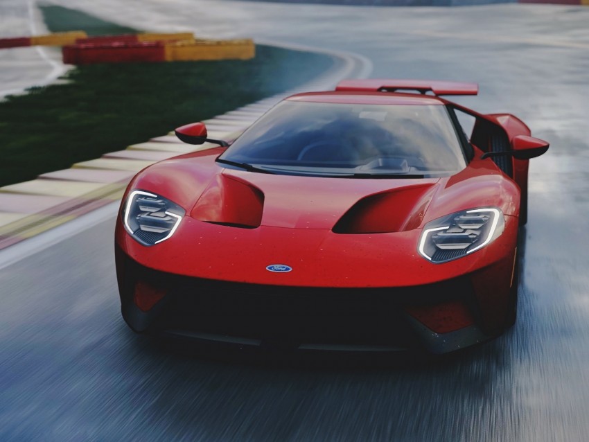 ford gt, ford, sports car, car, front view