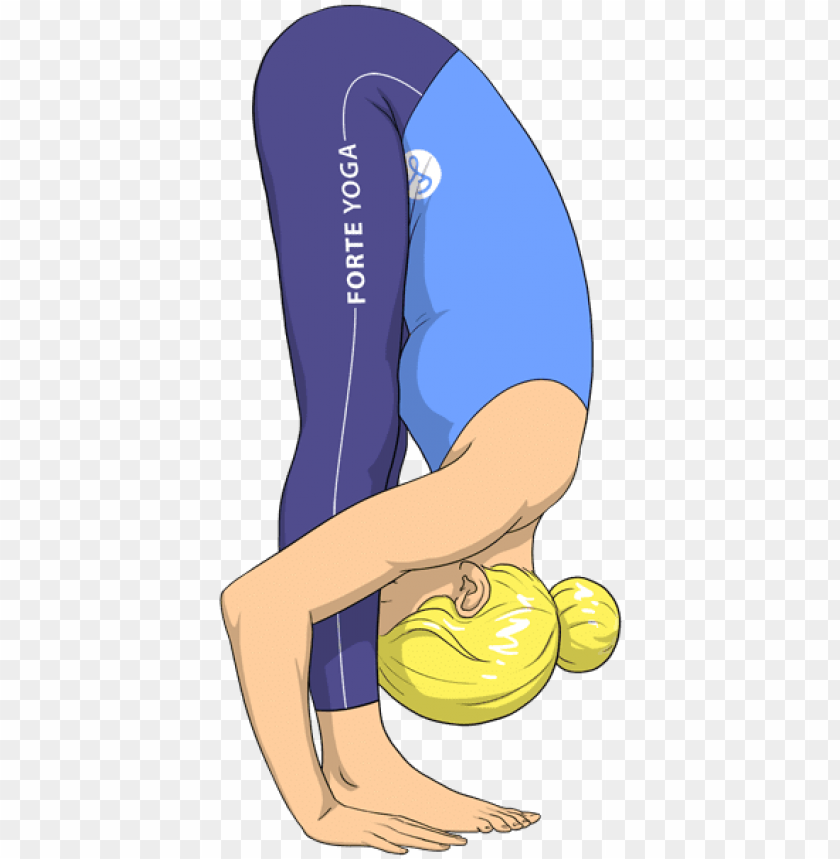 Women Silhouette Uttanasana Forward Fold Yoga Pose Stock Illustration -  Download Image Now - iStock