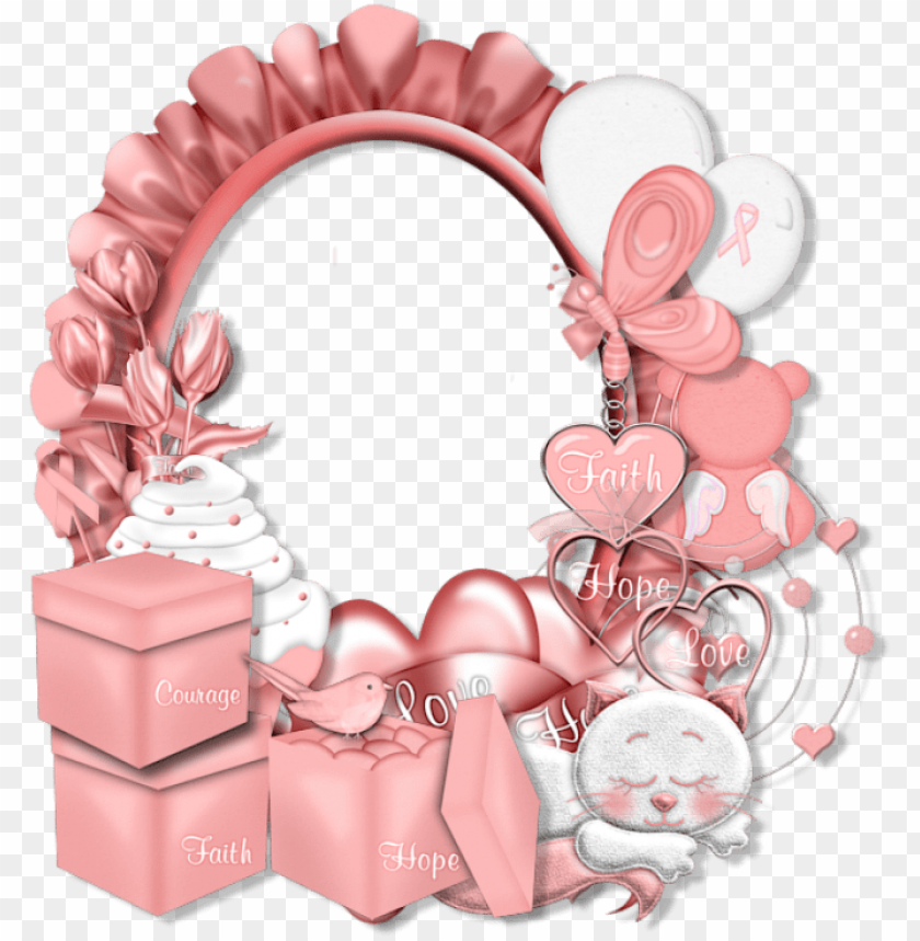   Birthday Frames, Happy Birthday Frame, Cute Frames, - Cluster Birthday Frame PNG Image With Transparent Background