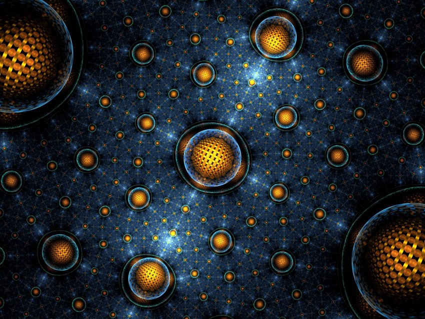 free PNG fractal, balls, spheres, glow, mesh background PNG images transparent