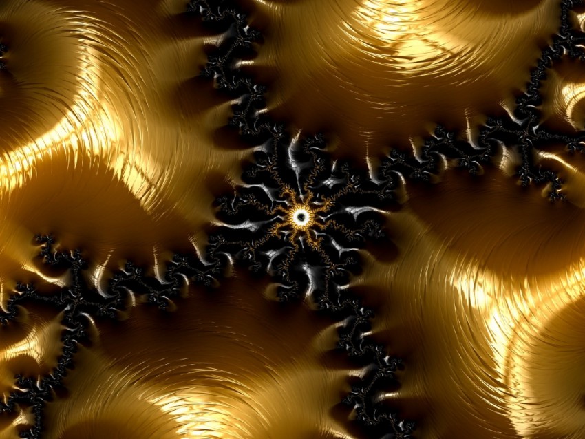 fractal, gold, gloss, surface, embossed
