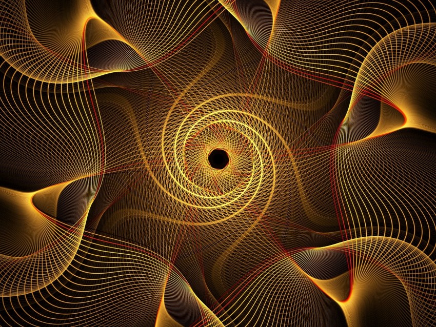 Fractal Lines Twisted Png - Free PNG Images